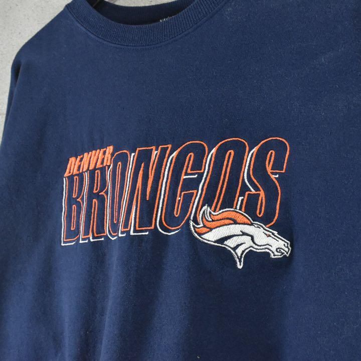 90s Champion BRONCOS 刺繍ロゴ スウェット チームロゴ 古着 | 古着屋2000