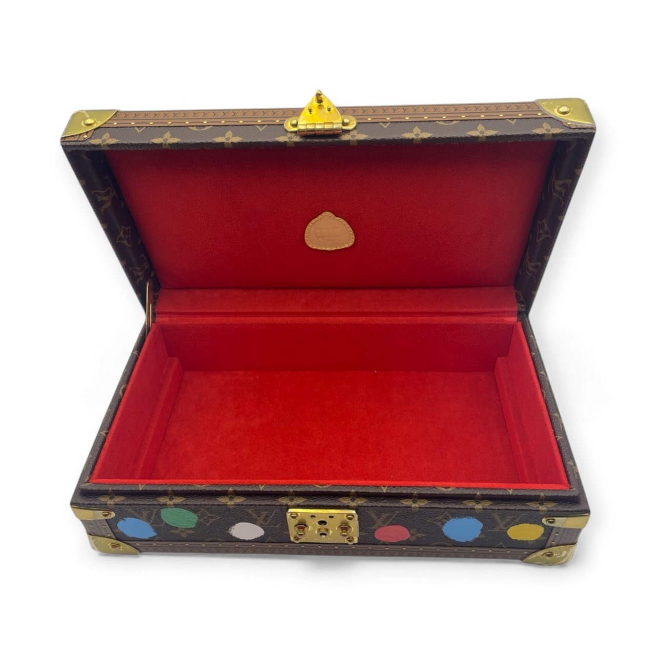 【LOUIS VUITTON】 ルイヴィトン 時計トランク 時計ケース LV×YK 草間彌生 コフレ8モントル