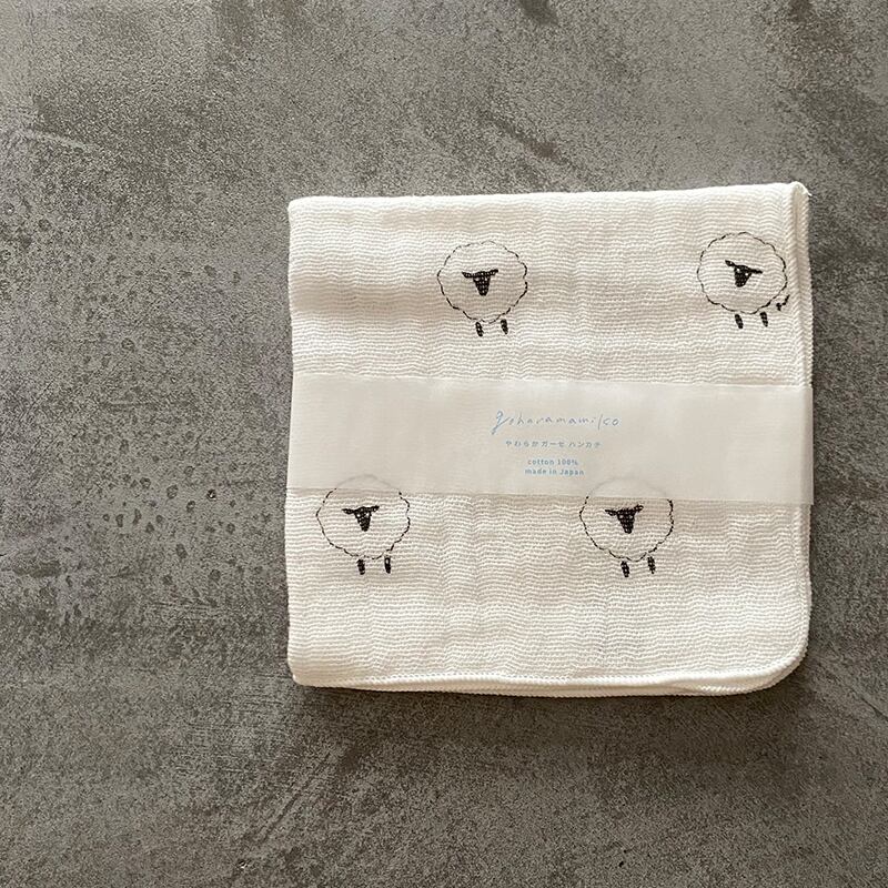 やわらかガーゼハンカチ