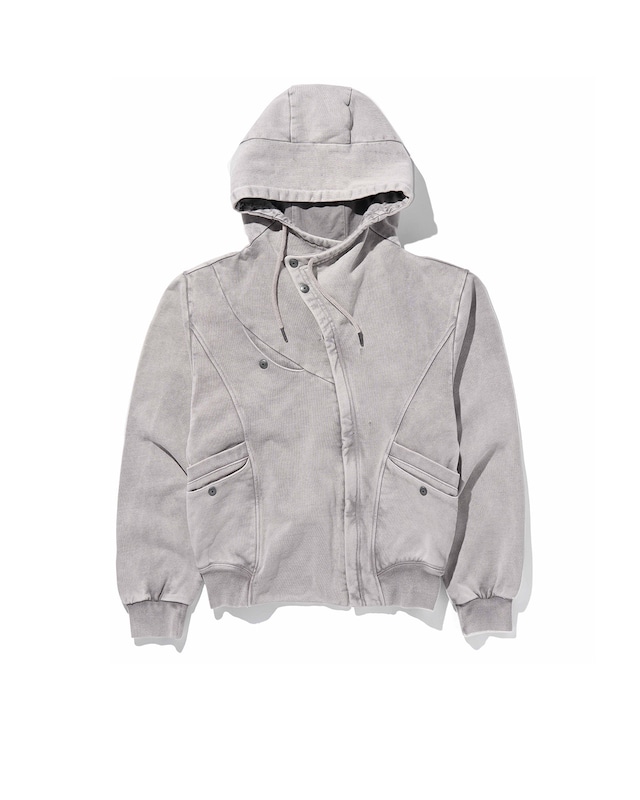 [MSCHF] UTILITY HOOD ZIP-UP_BLEACHED GREY ミスチーフ 正規品 韓国ブランド 韓国ファッション 韓国代行 韓国通販 mischief 日本 店舗