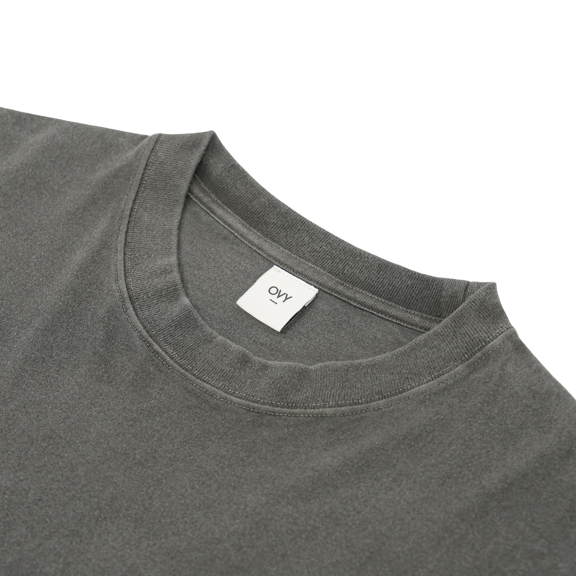 Pigment Dyed Relax Fit T-shirts (gray)