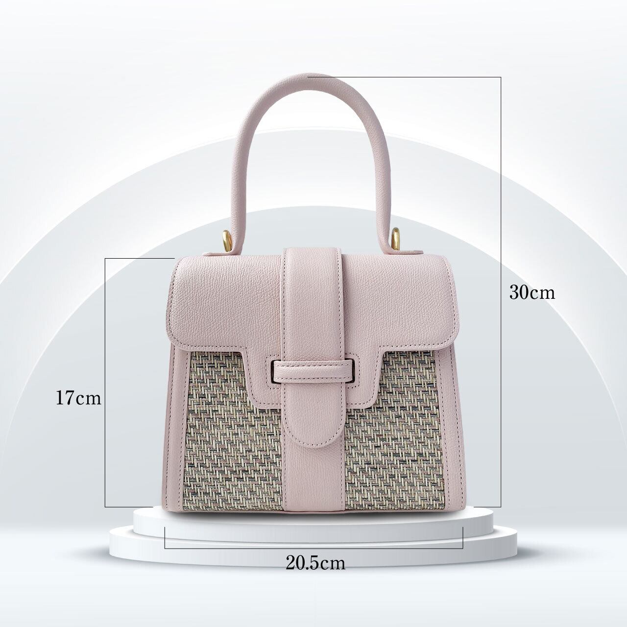 First Lady［ファーストレディ］ 紙布バッグ（ベビーピンク