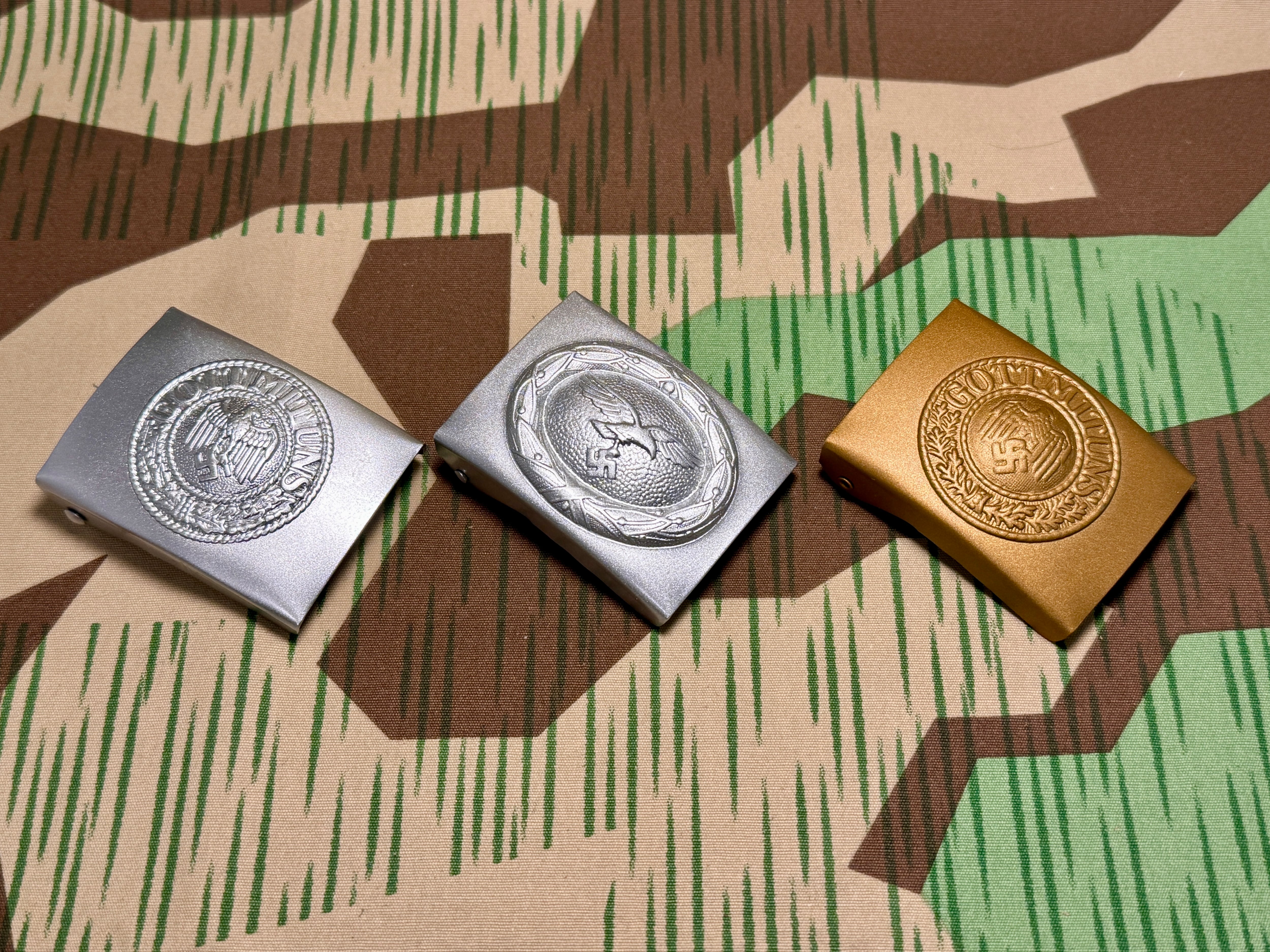 WWⅡ ドイツ軍 兵用バックル(スチールプレス)② | Eichenbaum