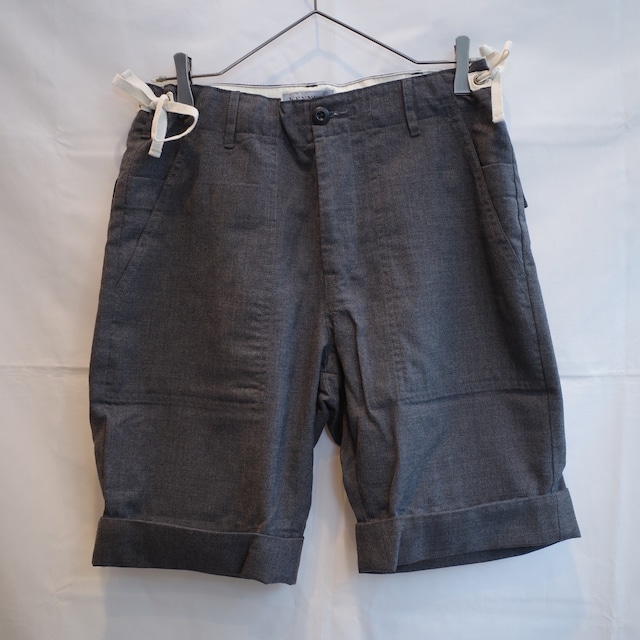 KENNETH FIELD(ケネスフィールド) /TURN UP SHORTS -OLIVE-