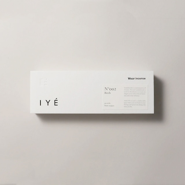 IYE incense No.002 Birth (お香)