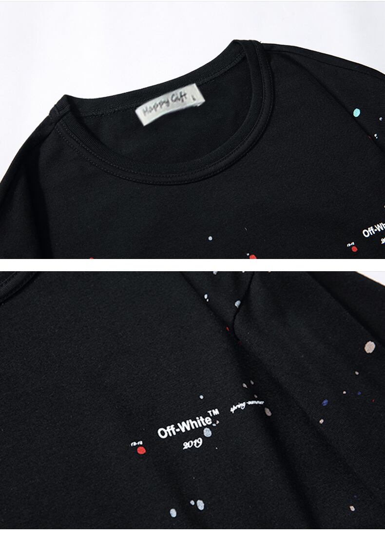 全2色 Tシャツ カットソー プリント カジュアル ストリート 