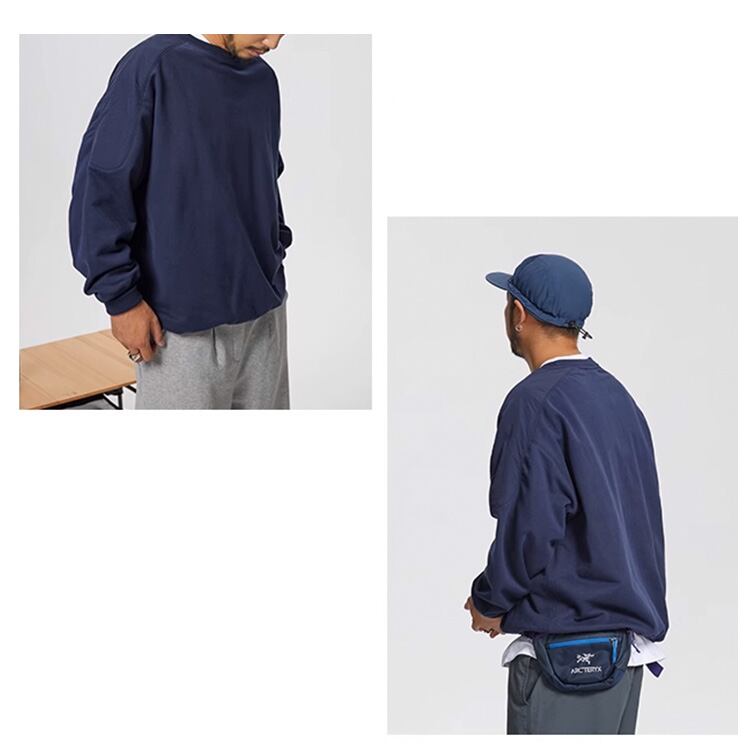 ★PLAIN ROUND NECK SWEATSHIRT　　　A0748