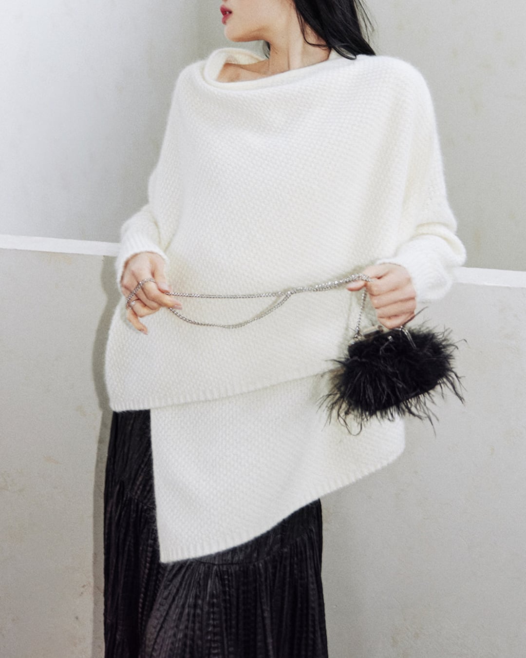 2WAYドレープカーディガン A25389