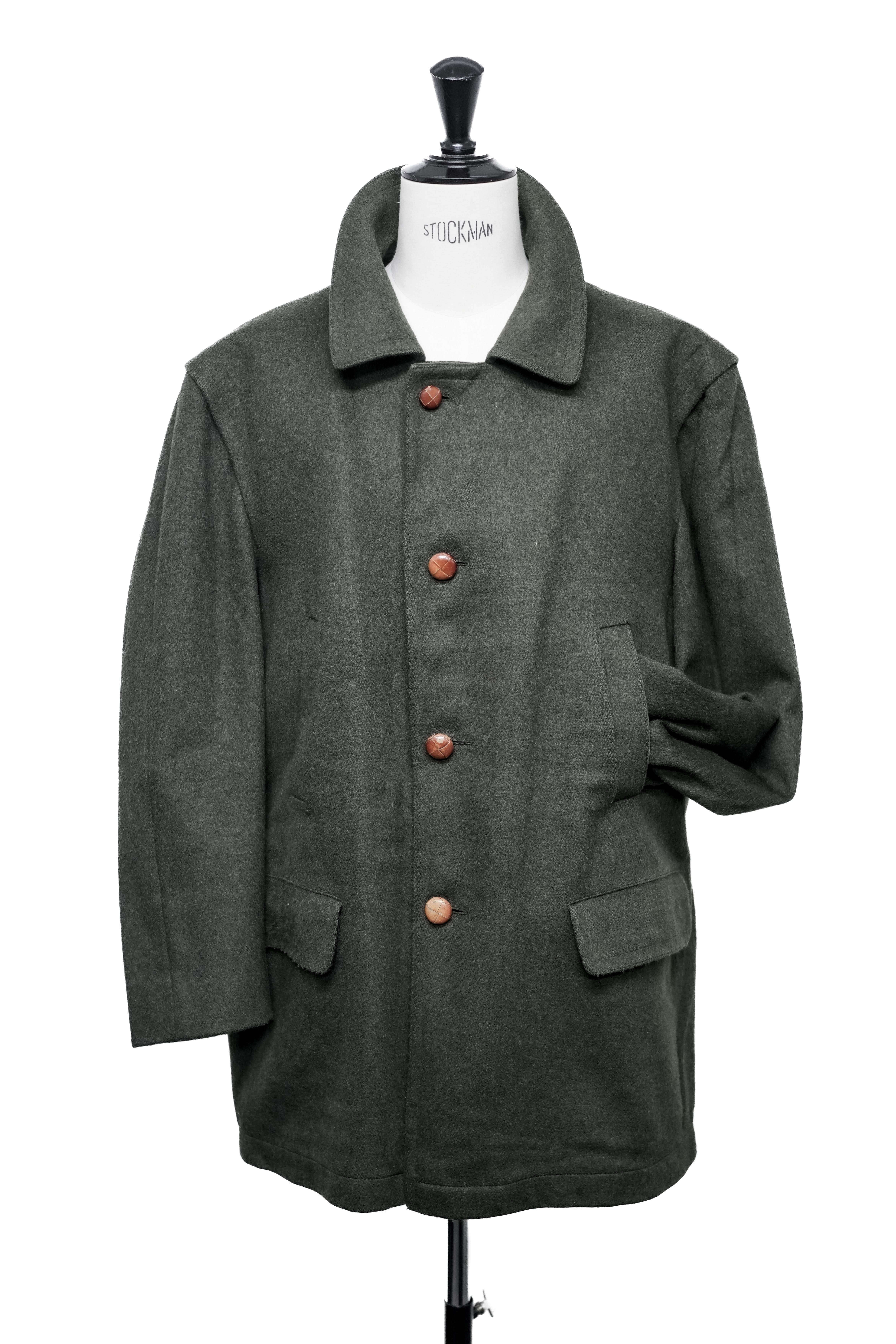 80's ”STEINBOCK” Original Tyroler Loden Half Coat | ESSENCE