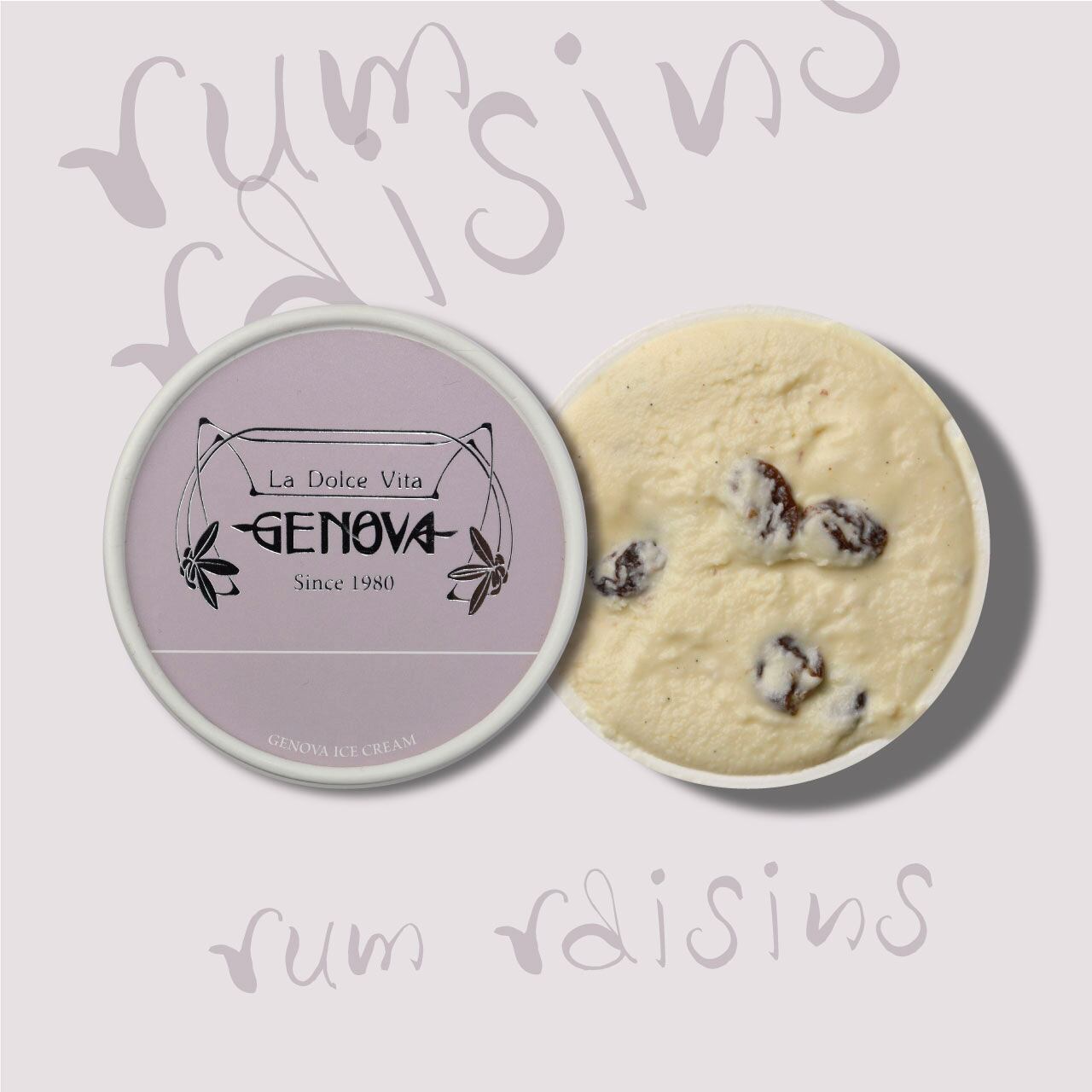 ラムレーズン | 冷乳果工房 ジェノバ