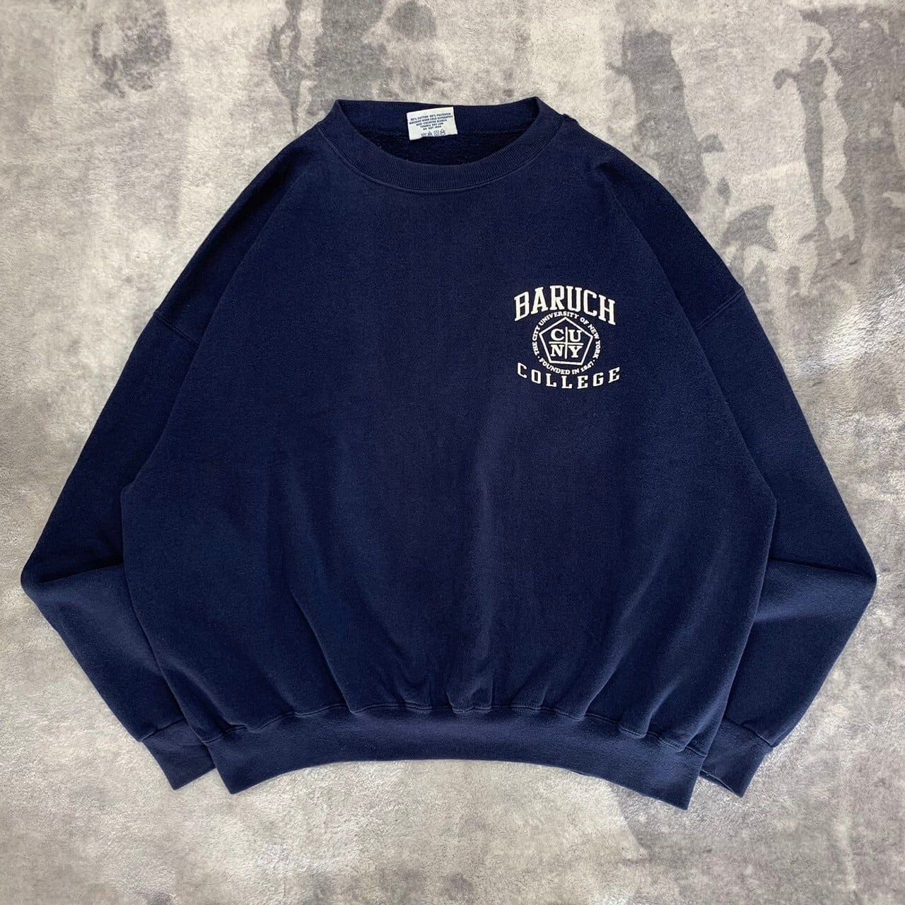 90s USA製 スウェット カレッジ バルーク大学 ワンポイント ロゴ 90s USA製 スウェット カレッジ バルーク大学 ワンポイント ロゴ