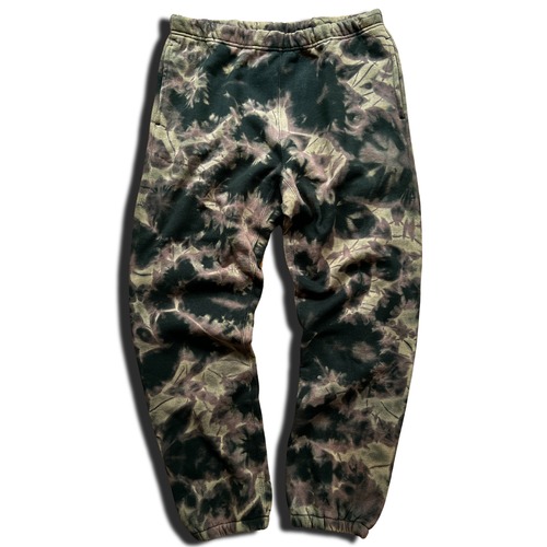 【裏起毛スウェットセットアップ】 タイダイスウェットパンツ CAMO