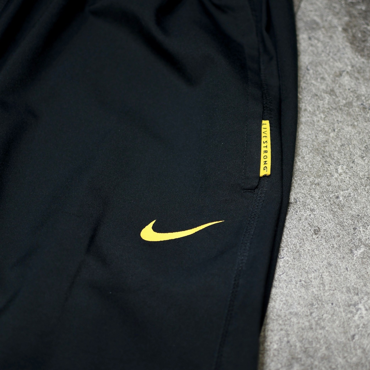 NIKE livestrong wide track pants black