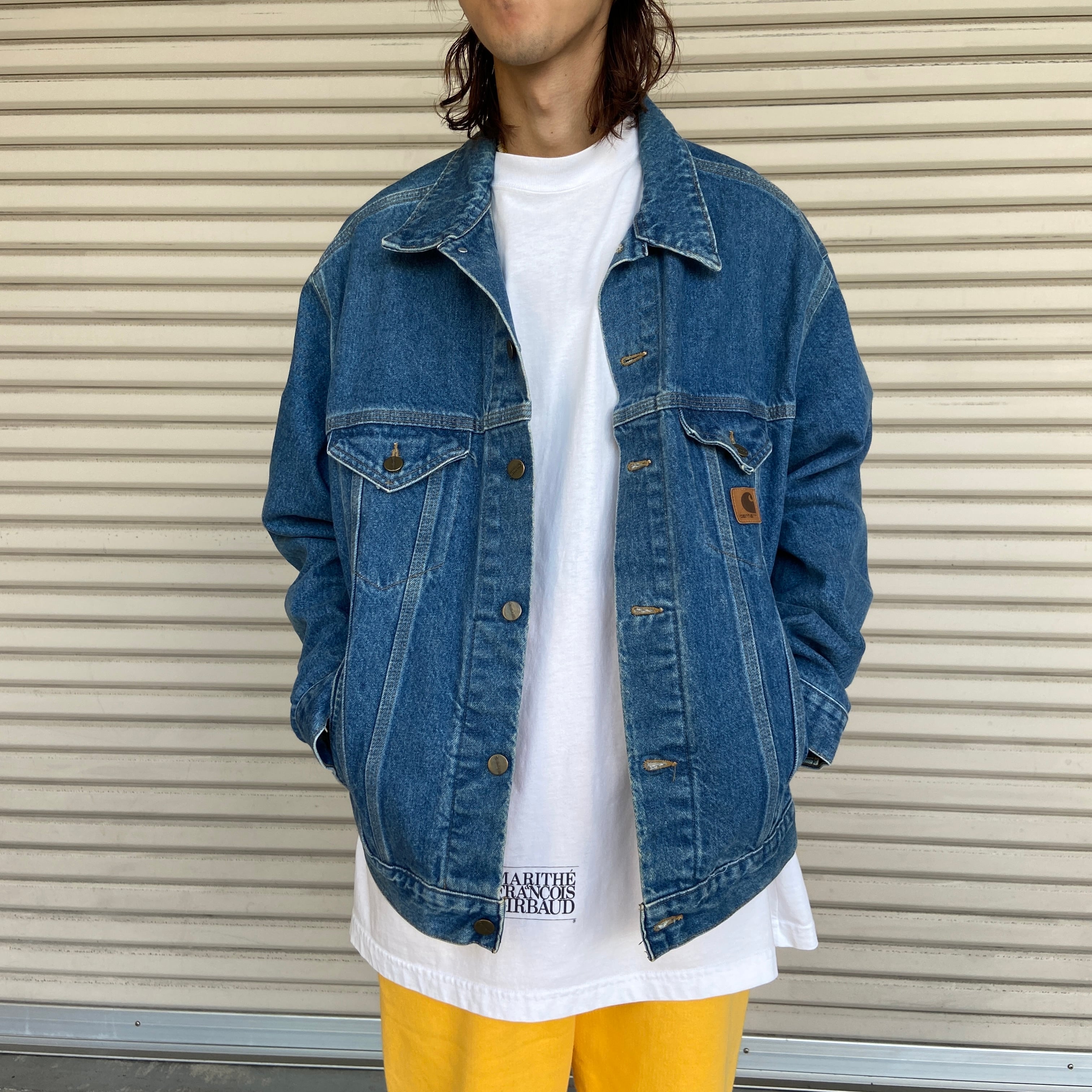 送料無料』Carhartt カーハート 90s Gジャン USA製 デニムジャケット L