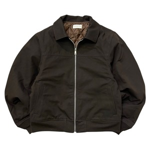 COMFORTABLE REASON / DUCK BOMBER JACKET BROWN