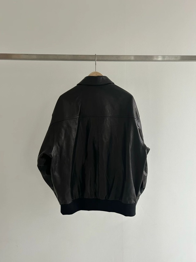(予約) LIFFEY / Lamb skin pocket jamper 1color