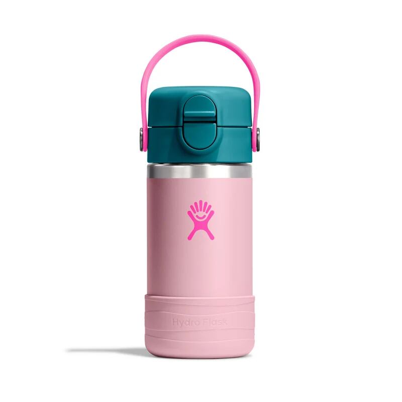 Hydro Flask(ハイドロフラスク)12 oz Kids Wide Mouth Covered Cap -Blossom Pink フラスク・水筒