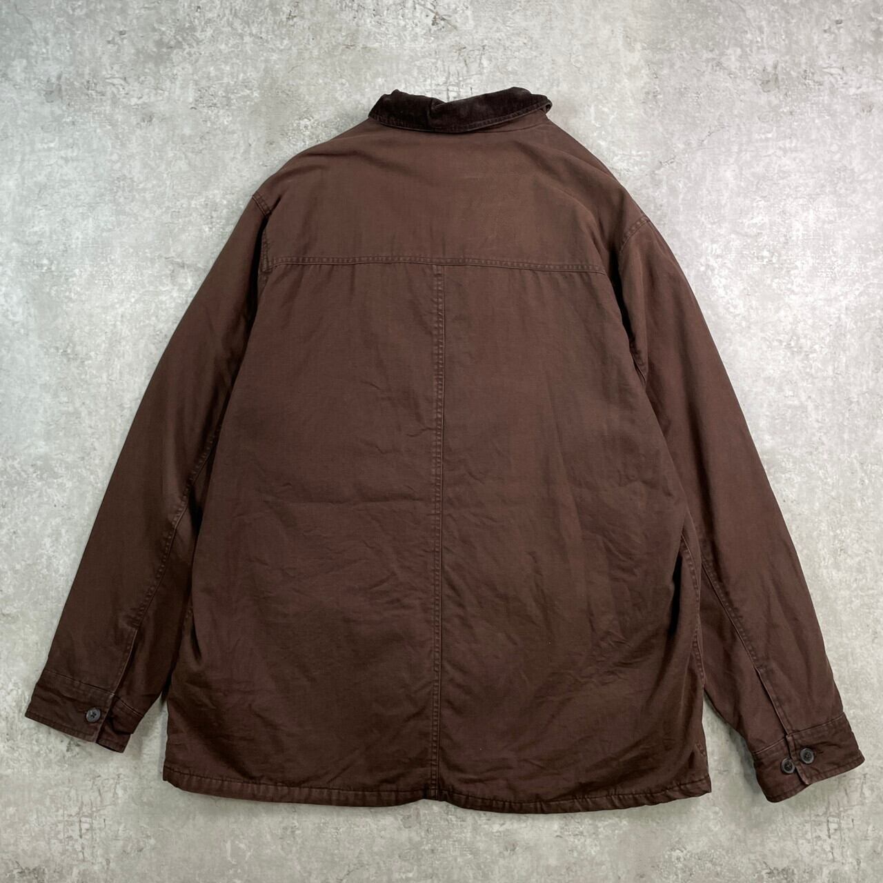 00年代 LANDS' END ランズエンド コーデュロイ襟 ハンティング