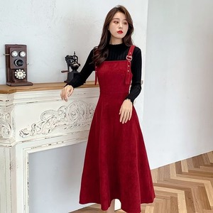 ショルダーベルトオールインワンワンピース