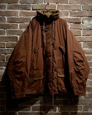 【Caka act3】Fireman Buckle Gimmick Vintage Padded Jacket