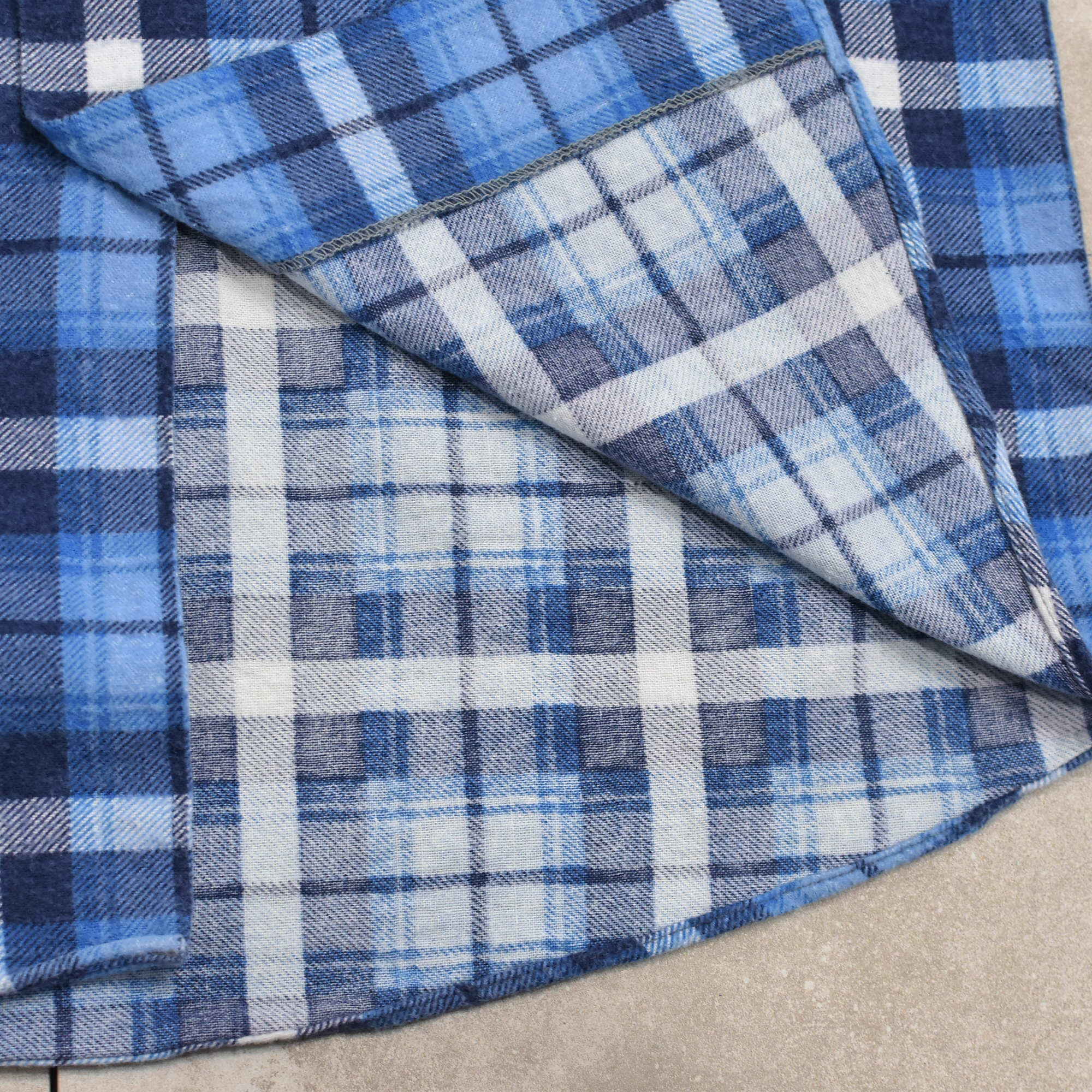 70s KINGSPORT check nel shirt | 古着屋 grin days memory