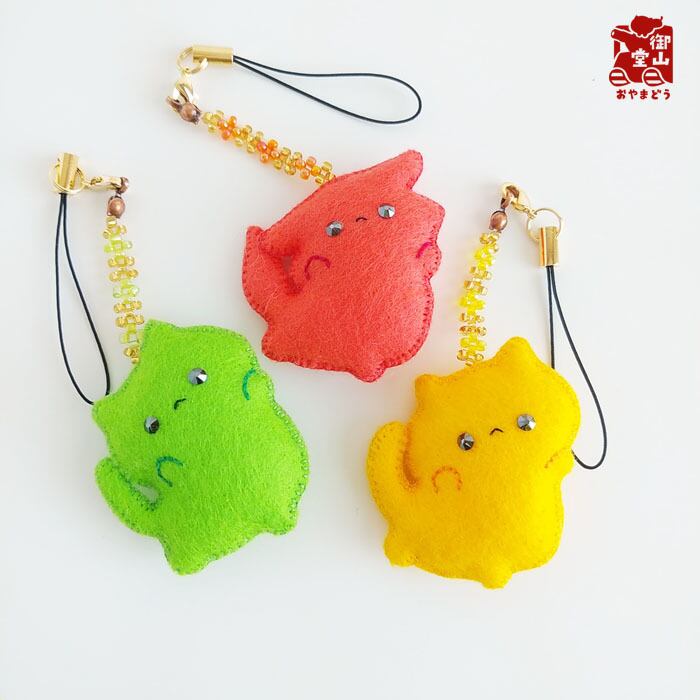 特別価格】わさからもみじ みにみに♪フェルトストラップ わさび | 御山堂