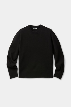 [COOR] Merino Wool Crew Neck Sweater (Black) 正規品 韓国ブランド 韓国通販 韓国代行 韓国ファッション クール クーア クアー 日本 店舗