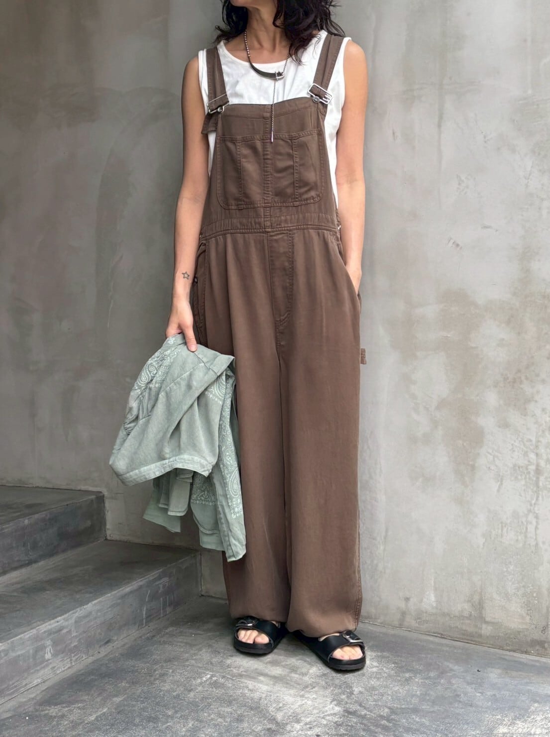 Flamingo Firm テンセルサロペット Flamingo firm 】テンセルサロペット | valance 福井