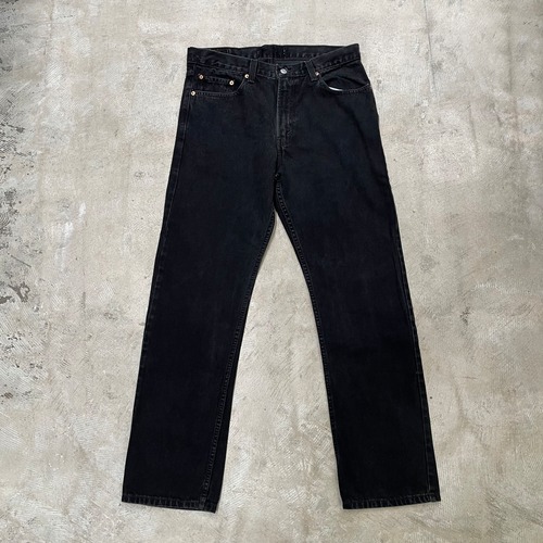 Levi's 505 used black denim pants SIZE:W34×L32