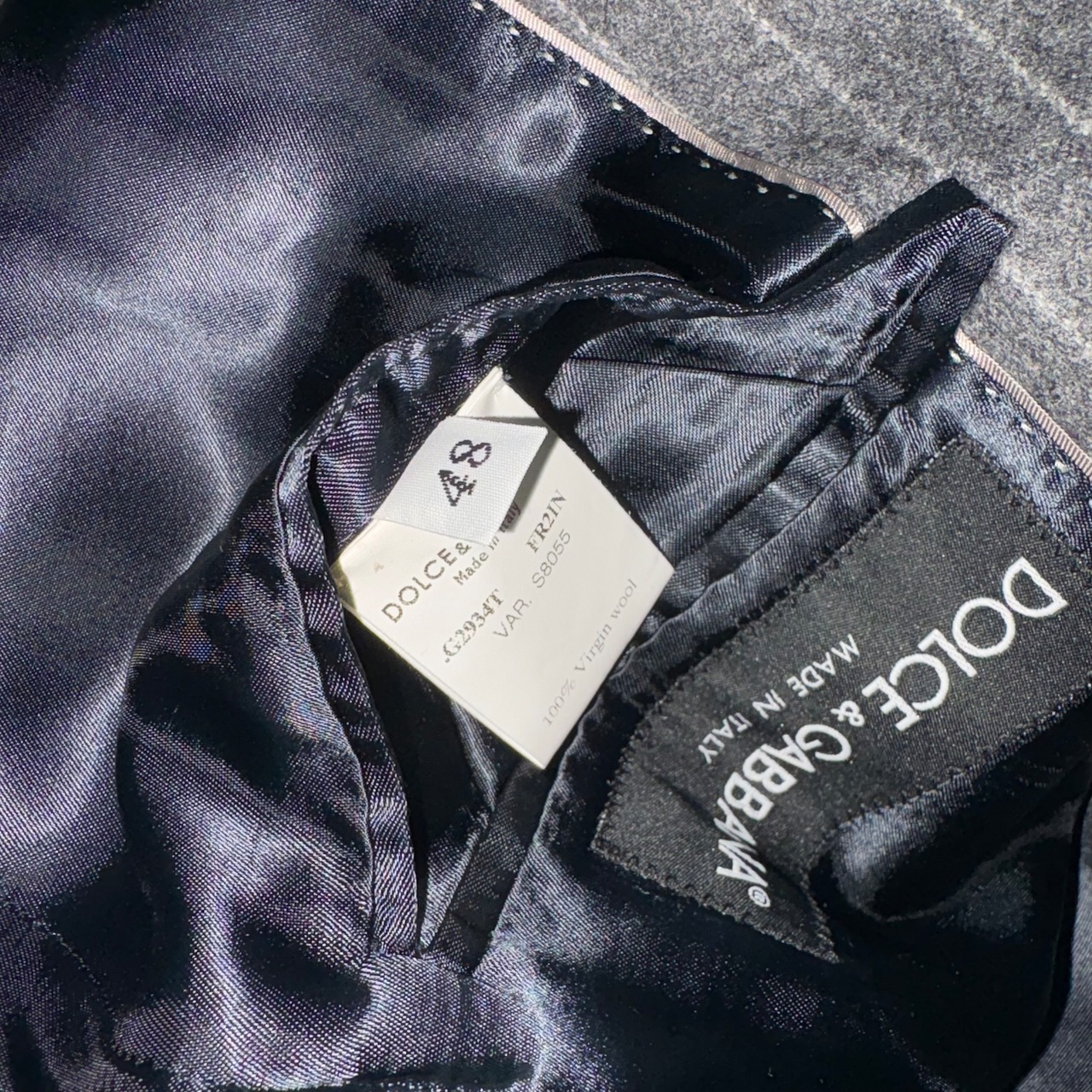 DOLCE&GABBANA piping tailored jacket