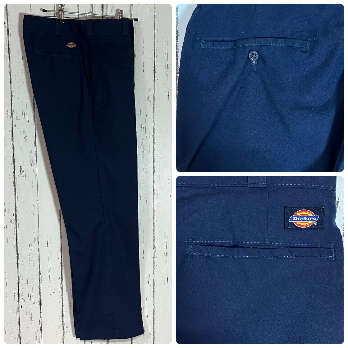 美品 ディッキーズ Dickies 846 W33 L30 チノパン ネイビー 紺 