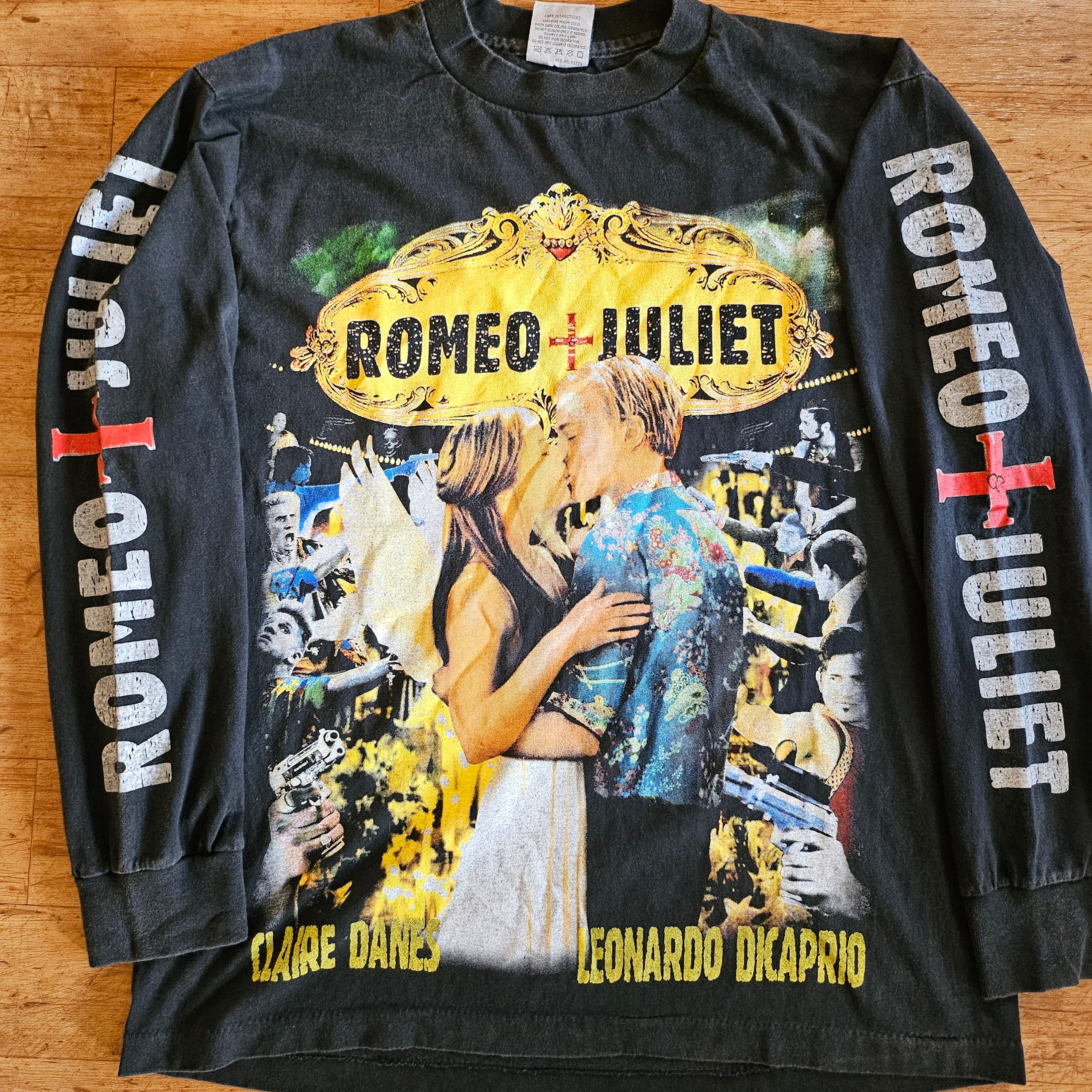 新品 ロミオとジュリエット ロンT ロングTシャツ XL 映画 古着ヴィンテージ 映画】ロミオとジュリエット ロンT | Cartman's Shop