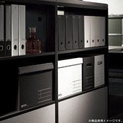 コクヨ 収納ボックス NEOS Lサイズ フタ付き ホワイト A4-NELB-W