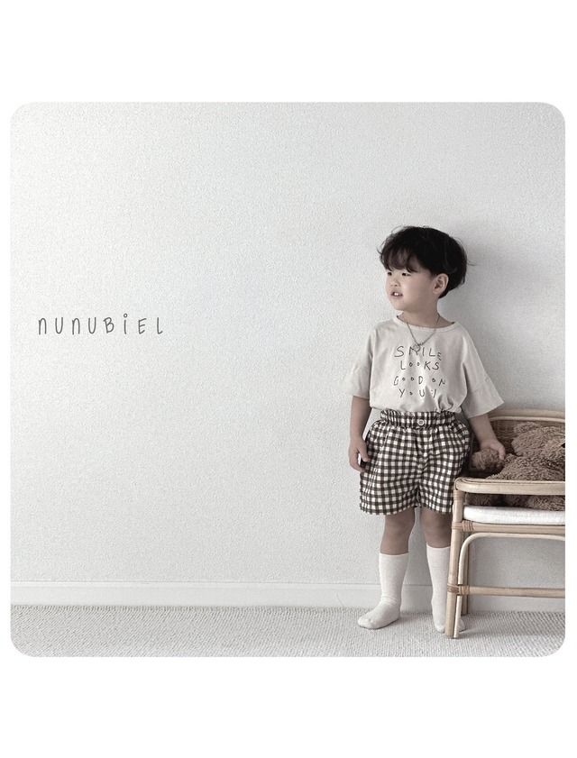 [nunubiel-kids] checkerboard pants