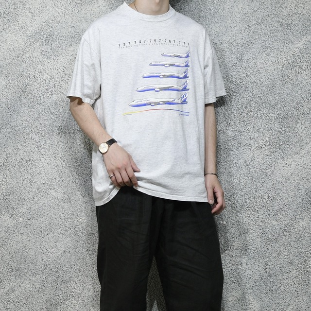 94's Boeing airplane print tee