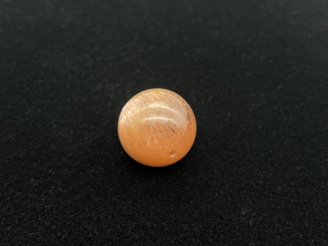 ハンドメイドビーズ素材（ブラウンサンムーンストーン）