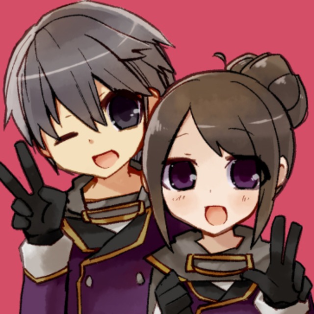 アイコン用イラスト ペアアイコン まほろのアトリエ アイコン用イラスト ペアアイコン まほろのアトリエ