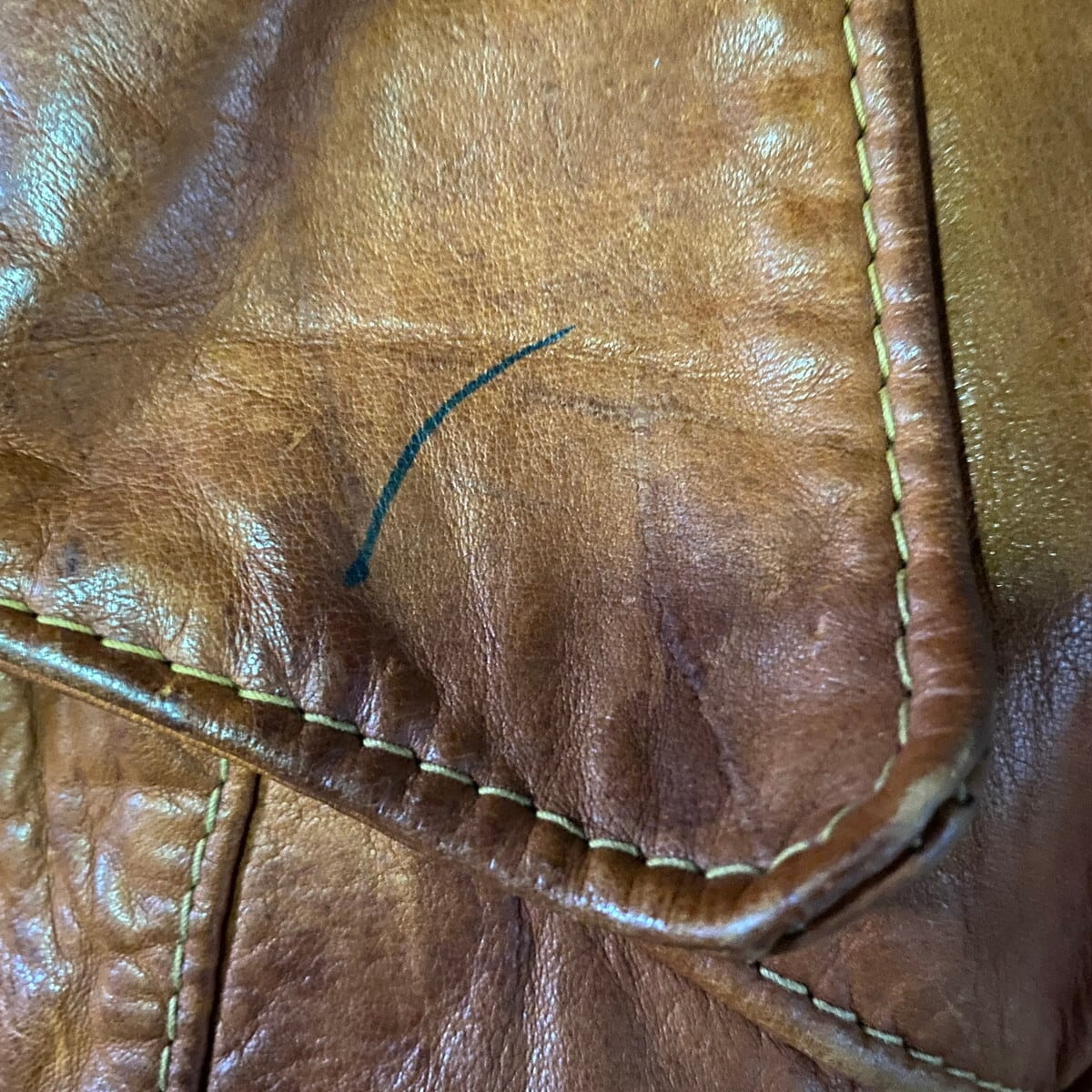 70年代 UNKNOWN クラフトレザージャケット 本革 レディースM相当 古着  