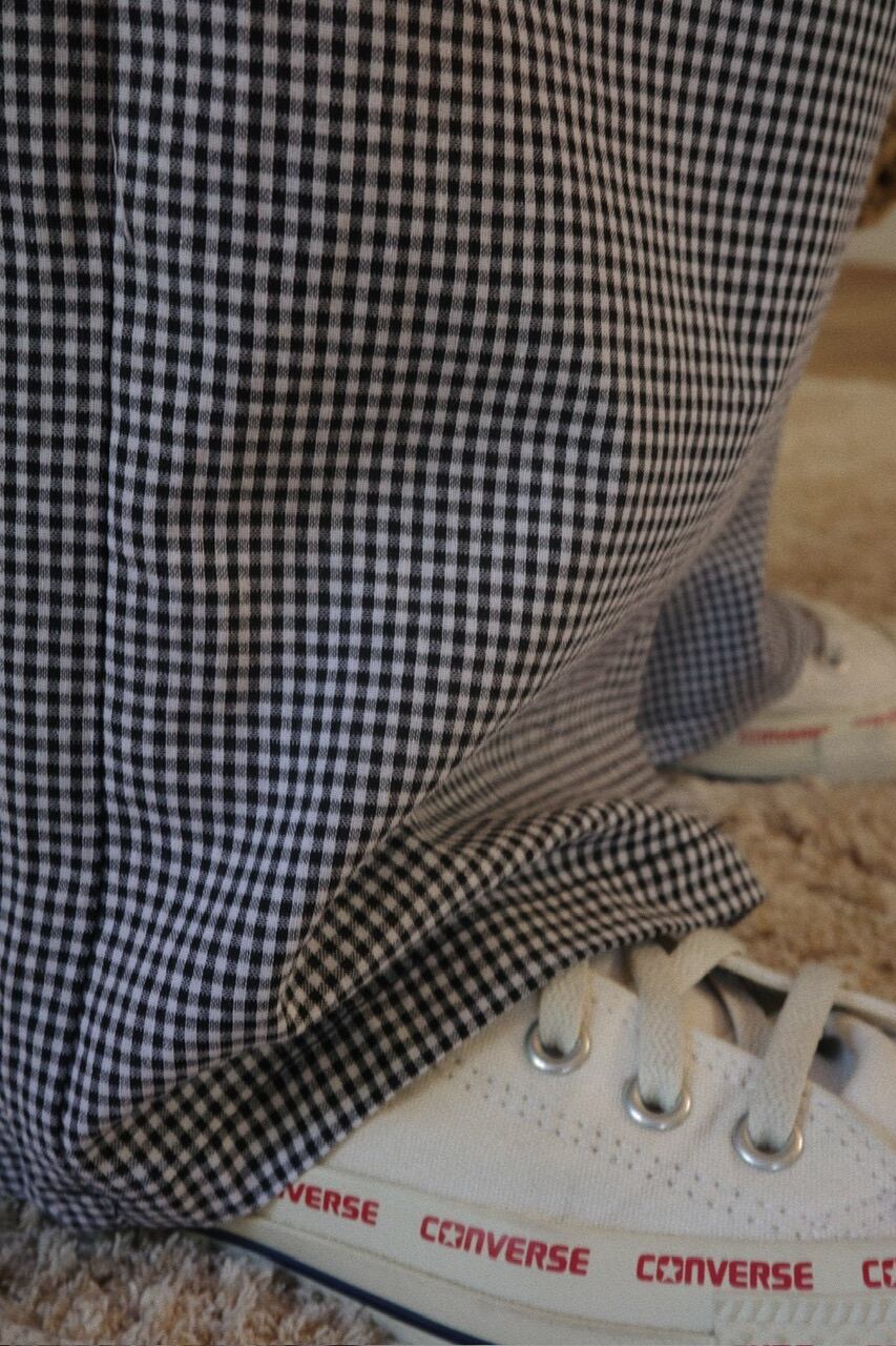 ◎ギンガムチェックレイヤード風パンツ | osrsofficial