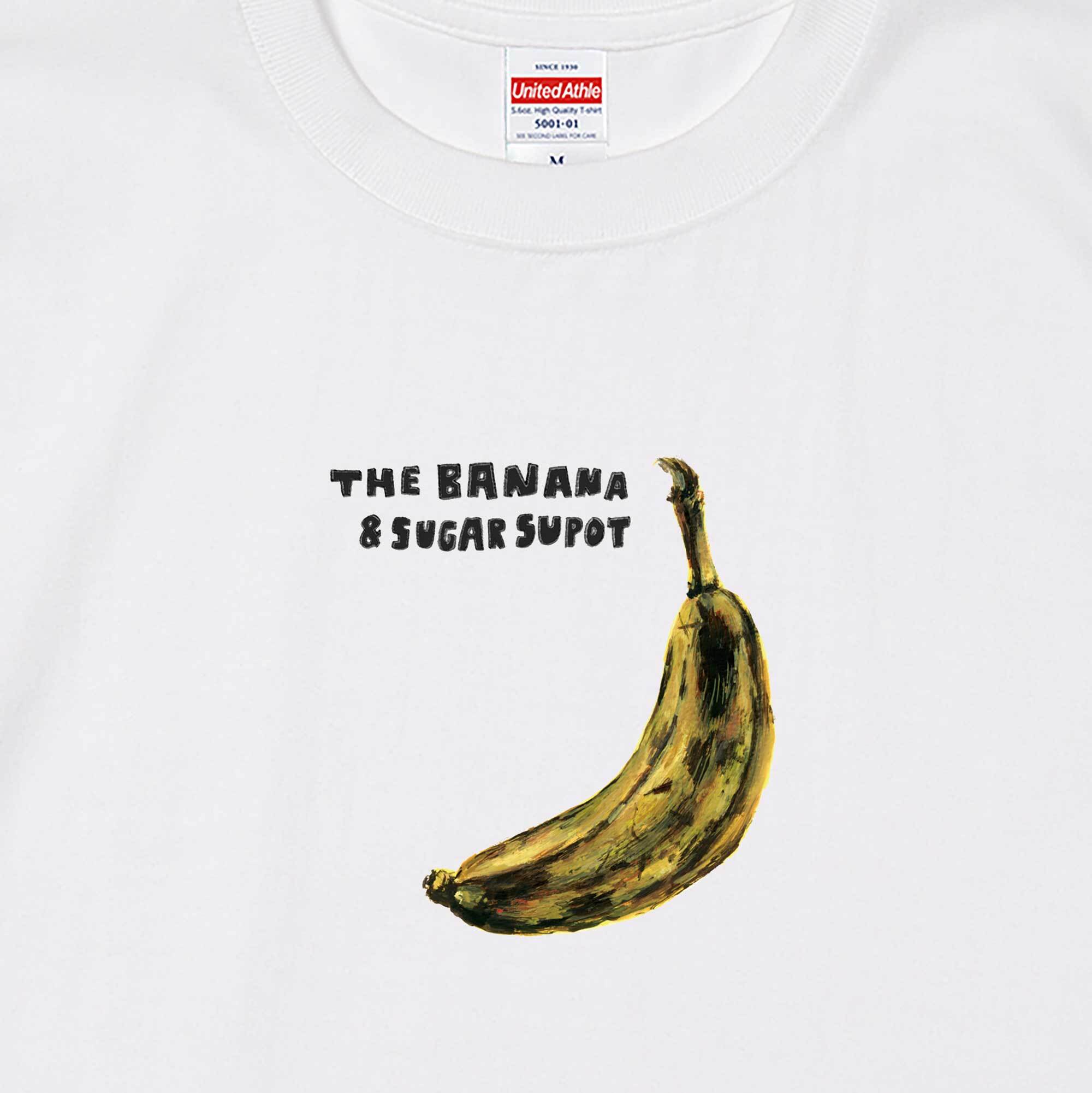 BANANA / Tシャツ / あべみちこ /  -WHITE / NATURAL-