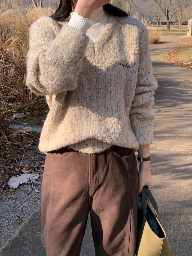 (予約) signature / Franklin knit 2color