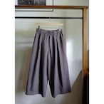 evam eva |cotton culotte pants col.dark brown