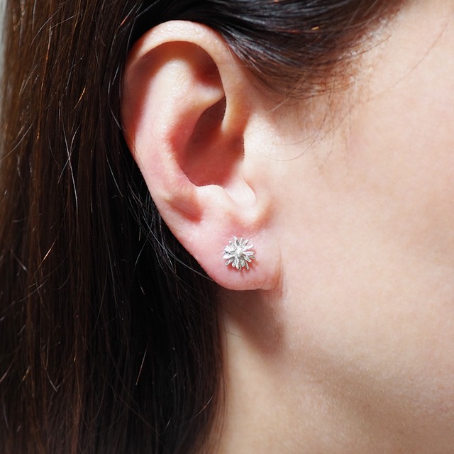 イングリッシュ・デイジーピアス (silver)