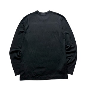 2014AW COMME des GARCONS HOMME PLUS hole design black knit sweater