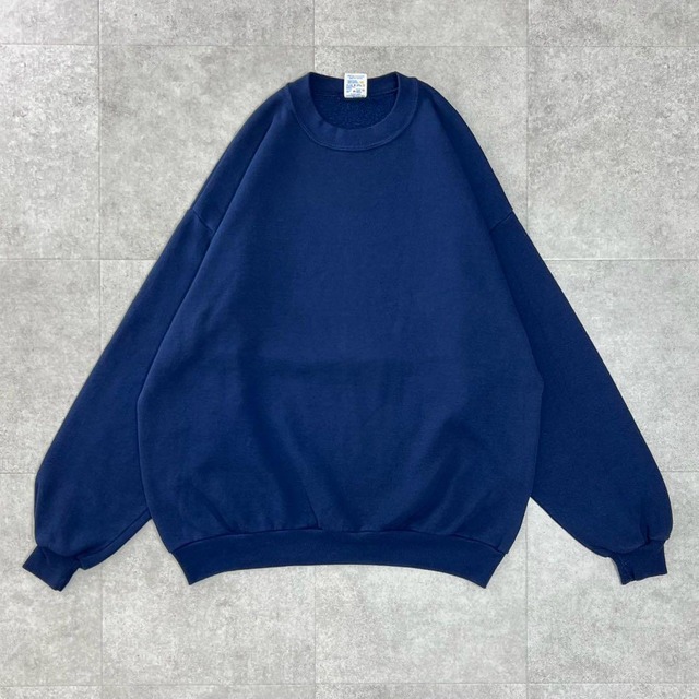 ジャージーズ　JERZEEZ 無地　ブランク　スウェット　USA製　90s 紺色