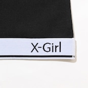 【X-girl】LOGO AND STRIPE TANK TOP 【エックスガール】