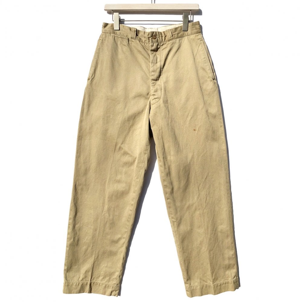 US ARMY] Military Chino Trousers [1950s-] Vintage Chino Trousers W