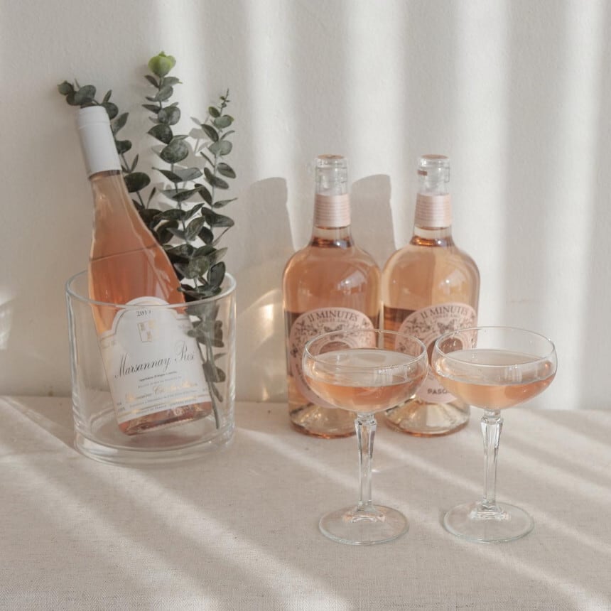 vintage wine glass 2types / ヴィンテージ クープグラス ワイン