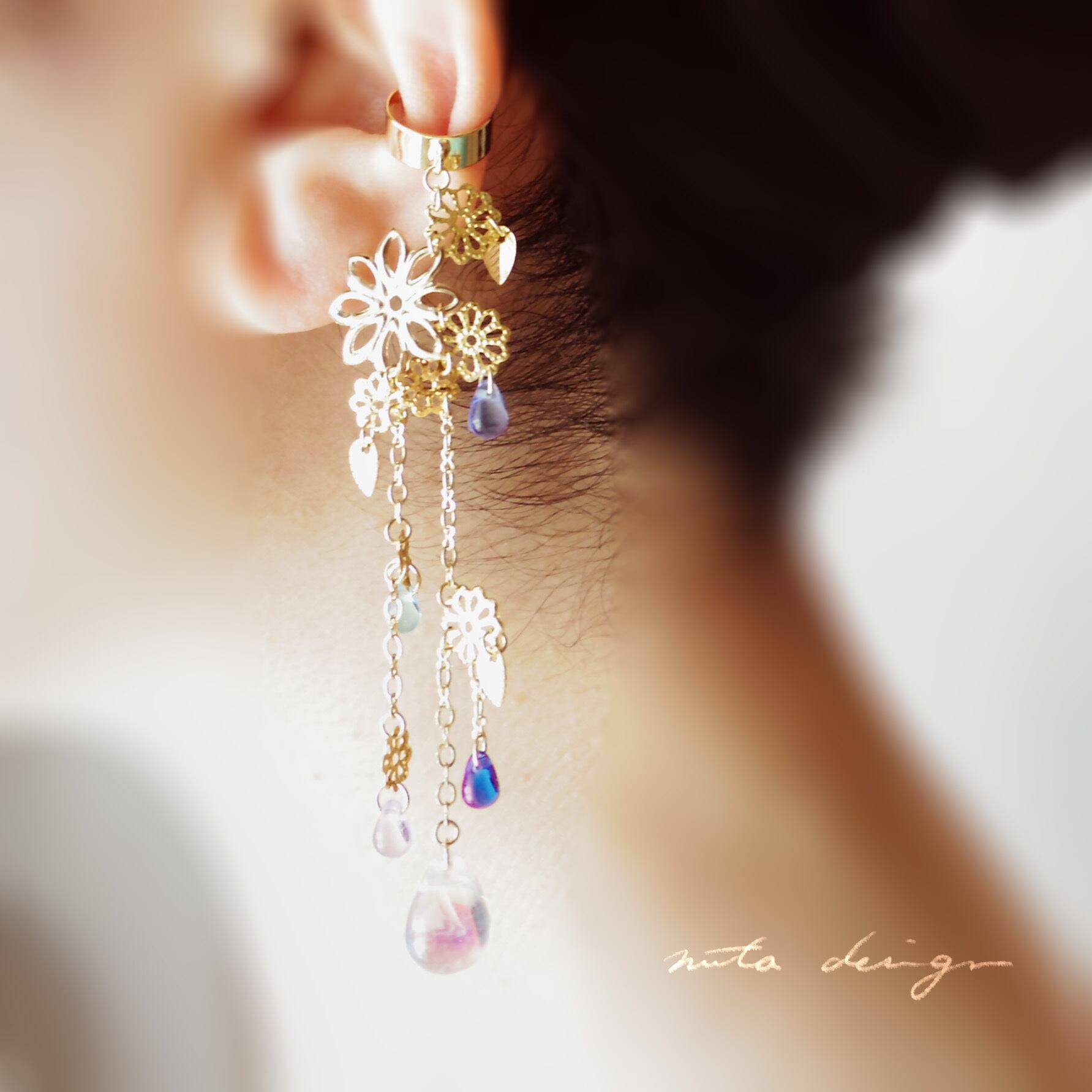 かたっぽイヤーカフ「たんたんと冷ゆ」