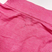 LANVIN SPORT ランバン スポーツ 千鳥柄 ハーフジップ ハイネック シャツ 42/ピンク レディース ゴルフ